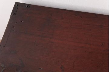 アンティーク家具　和製アンティーク　木瓜型取っ手が目を引く小箪笥(和タンス、引き出し、時代箪笥)