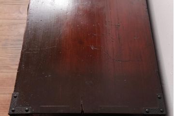 アンティーク家具　和製アンティーク　木瓜型取っ手が目を引く小箪笥(和タンス、引き出し、時代箪笥)