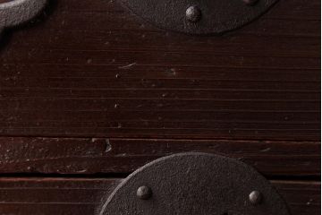 アンティーク家具　和製アンティーク　木瓜型取っ手が目を引く小箪笥(和タンス、引き出し、時代箪笥)