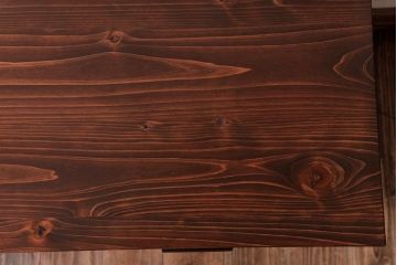 アンティーク家具　昭和期　シンプルな佇まいの脚付箪笥ローボード(ローチェスト、引き出し、時代箪笥)