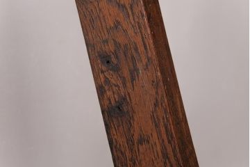 アンティーク雑貨　昭和レトロ　ナラ材　古い木の質感が味わい深いラダー(梯子、はしご)(1)
