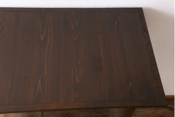 アンティーク家具　和製アンティーク　樺材　大正ロマン香る縦型ガラスケース(ショーケース、キャビネット、収納棚)