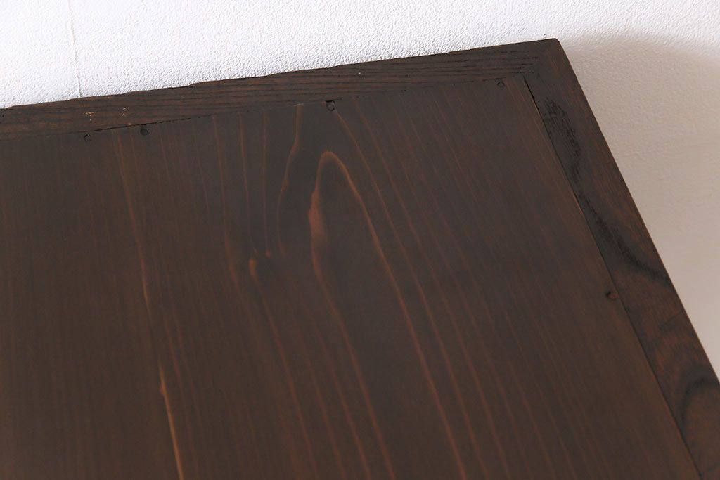 アンティーク家具　和製アンティーク　樺材　大正ロマン香る縦型ガラスケース(ショーケース、キャビネット、収納棚)