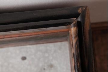 アンティーク雑貨　和製アンティーク　総黒柿無垢材　高級品　独特の杢目が存在感を放つ火鉢