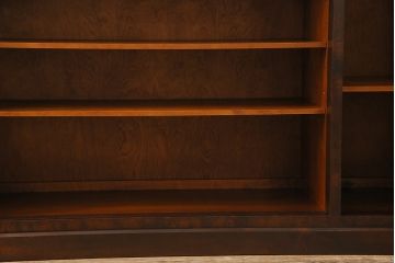 中古　北海道民芸家具　OM175　シックなデザインの玄関棚(サイドボード、下駄箱、戸棚)(定価約27万円)