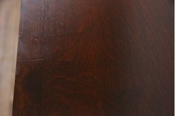 中古　北海道民芸家具　OM175　シックなデザインの玄関棚(サイドボード、下駄箱、戸棚)(定価約27万円)