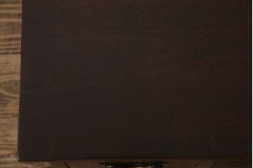 アンティーク家具　和製アンティーク　カバ材　柔らかな木肌が上品な両袖文机(作業台、両袖机)