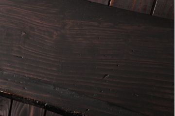 アンティーク家具　和製アンティーク　松材　明治期の階段をリメイクした飾り棚(陳列棚、ディスプレイラック)