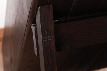 アンティーク家具　和製アンティーク　松材　明治期の階段をリメイクした飾り棚(陳列棚、ディスプレイラック)