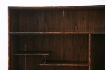 アンティーク家具　古民具　総黒柿材　こだわりの和の空間づくりにおすすめな茶箪笥(茶棚、戸棚、収納棚)