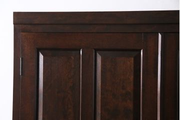 中古美品　松本民芸家具　シックな佇まいが魅力的なワードローブ(チェスト、衣装箪笥)(定価約47万円)