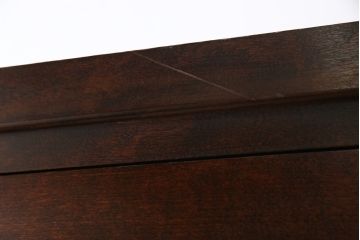 中古美品　松本民芸家具　シックな佇まいが魅力的なワードローブ(チェスト、衣装箪笥)(定価約47万円)