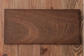アンティーク雑貨　和製アンティーク　ケヤキ玉杢材　意匠を凝らした長火鉢(手あぶり)
