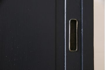 和製アンティーク　ペイント家具　幅狭　シックな雰囲気がお洒落なチェスト(重ね箪笥、収納棚、引き出し)