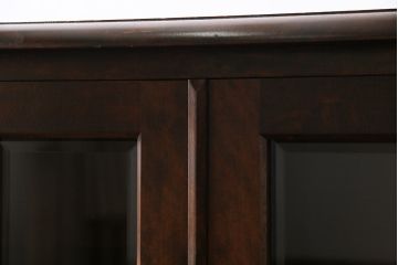 中古　北海道民芸家具　#138　落ち着いた色味のサイドボード(収納棚、戸棚)(1)