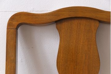 アンティーク家具　フランスアンティーク　バーチ材　上品でいて愛らしい雰囲気漂うダイニングチェア(ワークチェア、椅子)(1)