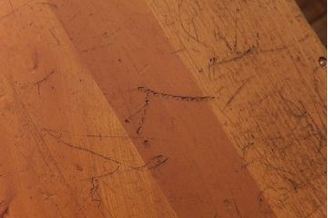 アンティーク雑貨　昭和レトロ　大きな積み木【長方形・大】(スツール、飾り台、花台、ディスプレイ雑貨)(1)