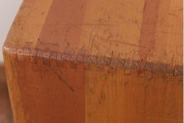 アンティーク雑貨　昭和レトロ　大きな積み木【長方形・大】(スツール、飾り台、花台、ディスプレイ雑貨)(1)