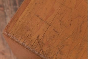 アンティーク雑貨　昭和レトロ　大きな積み木【長方形・大】(スツール、飾り台、花台、ディスプレイ雑貨)(1)