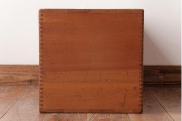 アンティーク雑貨　昭和レトロ　大きな積み木【長方形・大】(スツール、飾り台、花台、ディスプレイ雑貨)(3)