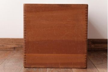 アンティーク雑貨　昭和レトロ　大きな積み木【長方形・大】(スツール、飾り台、花台、ディスプレイ雑貨)(3)