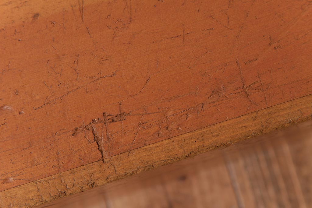 アンティーク雑貨　昭和レトロ　大きな積み木【長方形・大】(スツール、飾り台、花台、ディスプレイ雑貨)(3)