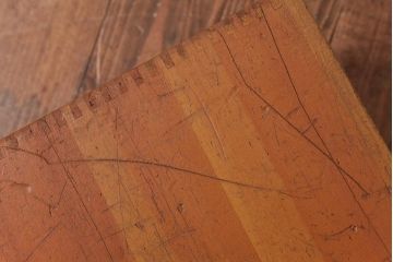 アンティーク雑貨　昭和レトロ　大きな積み木【長方形・大】(スツール、飾り台、花台、ディスプレイ雑貨)(3)