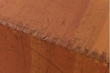 アンティーク雑貨　昭和レトロ　大きな積み木【長方形・大】(スツール、飾り台、花台、ディスプレイ雑貨)(3)