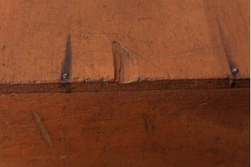 アンティーク雑貨　昭和レトロ　キューブ型の大きな積み木【立方体・大】(スツール、飾り台、花台、ディスプレイ雑貨)