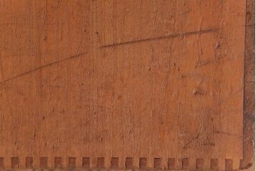 アンティーク雑貨　昭和レトロ　キューブ型の大きな積み木【立方体・大】(スツール、飾り台、花台、ディスプレイ雑貨)