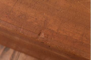 アンティーク雑貨　昭和レトロ　キューブ型の大きな積み木【立方体・大】(スツール、飾り台、花台、ディスプレイ雑貨)