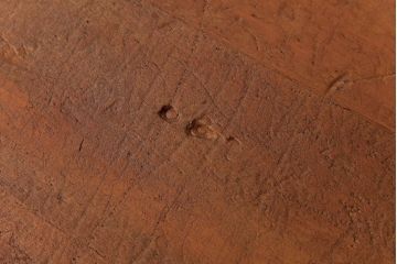 アンティーク雑貨　昭和レトロ　キューブ型の大きな積み木【立方体・大】(スツール、飾り台、花台、ディスプレイ雑貨)(2)