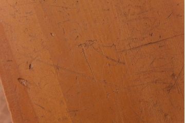 アンティーク雑貨　昭和レトロ　キューブ型の大きな積み木【立方体・大】(スツール、飾り台、花台、ディスプレイ雑貨)(3)