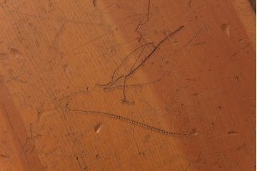 アンティーク雑貨　昭和レトロ　キューブ型の大きな積み木【立方体・大】(スツール、飾り台、花台、ディスプレイ雑貨)(3)