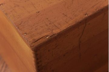 アンティーク雑貨　昭和レトロ　色々使える!大きな積み木【立方体・大】(スツール、飾り台、花台、ディスプレイ雑貨)