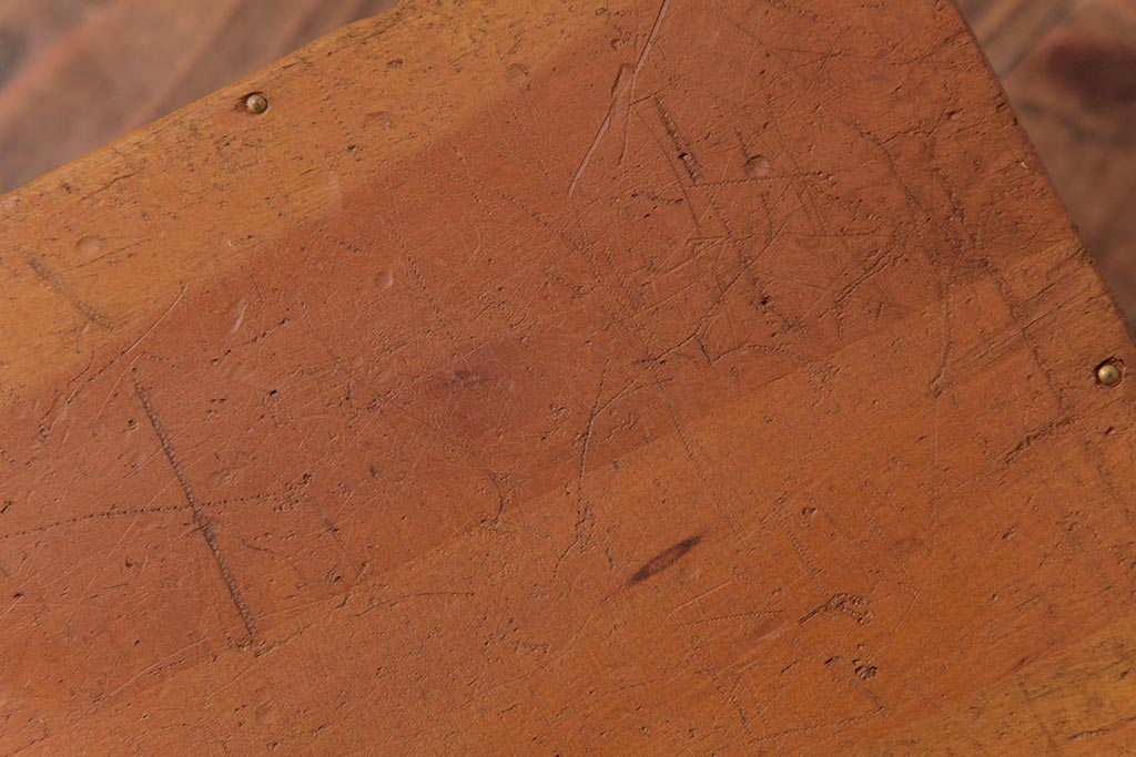 アンティーク雑貨　昭和レトロ　色々使える!大きな積み木【立方体・大】(スツール、飾り台、花台、ディスプレイ雑貨)