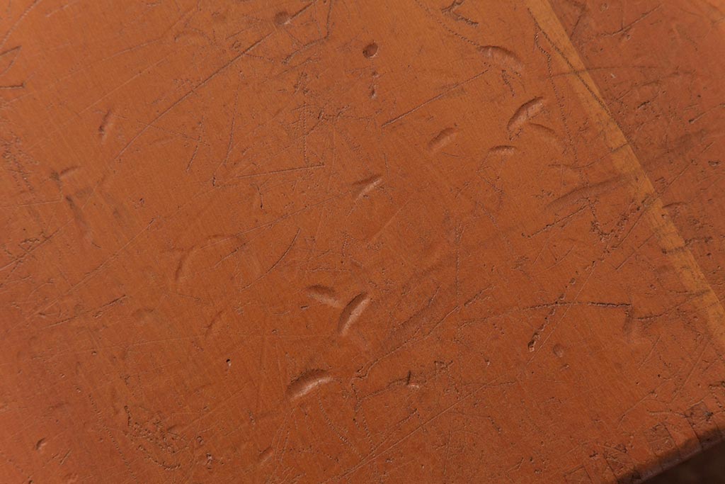 アンティーク雑貨　昭和レトロ　色々使える!大きな積み木【立方体・大】(スツール、飾り台、花台、ディスプレイ雑貨)