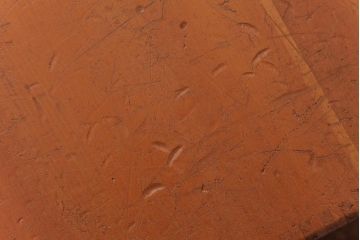 アンティーク雑貨　昭和レトロ　色々使える!大きな積み木【立方体・大】(スツール、飾り台、花台、ディスプレイ雑貨)