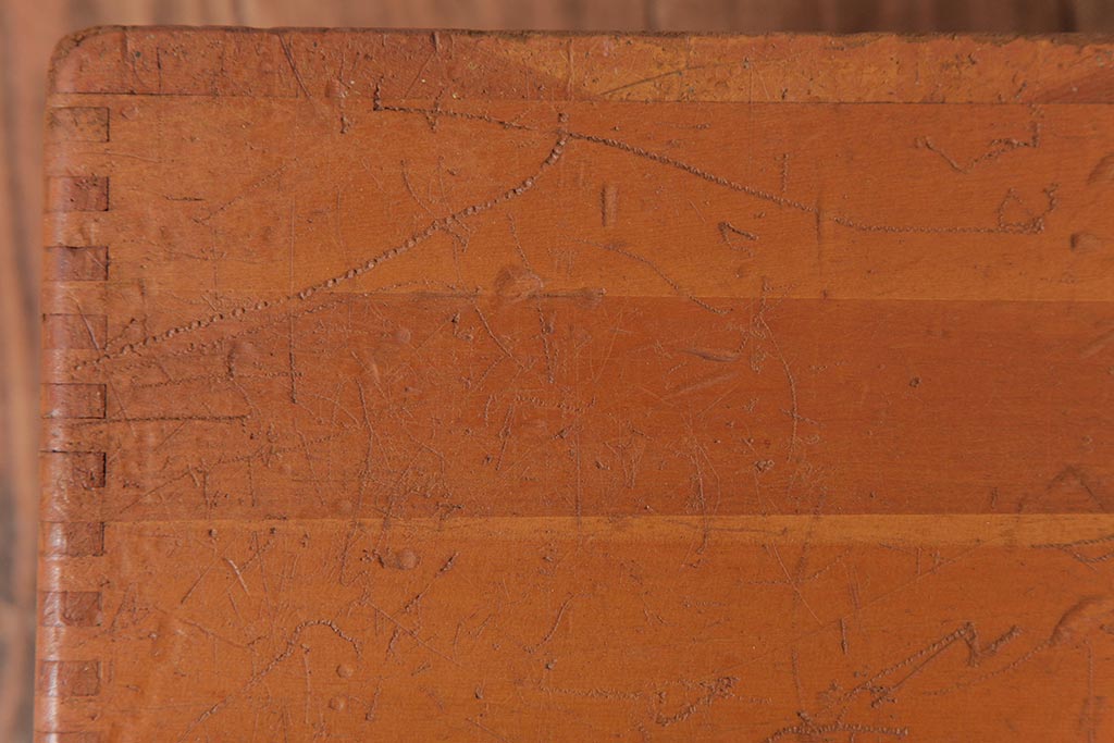 アンティーク雑貨　昭和レトロ　色々使える!大きな積み木【立方体・大】(スツール、飾り台、花台、ディスプレイ雑貨)