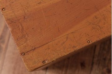 アンティーク雑貨　昭和レトロ　色々使える!大きな積み木【立方体・大】(スツール、飾り台、花台、ディスプレイ雑貨)