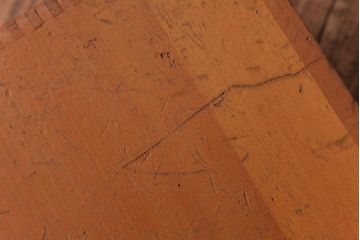 アンティーク雑貨　昭和レトロ　色々使える!大きな積み木【立方体・大】(スツール、飾り台、花台、ディスプレイ雑貨)