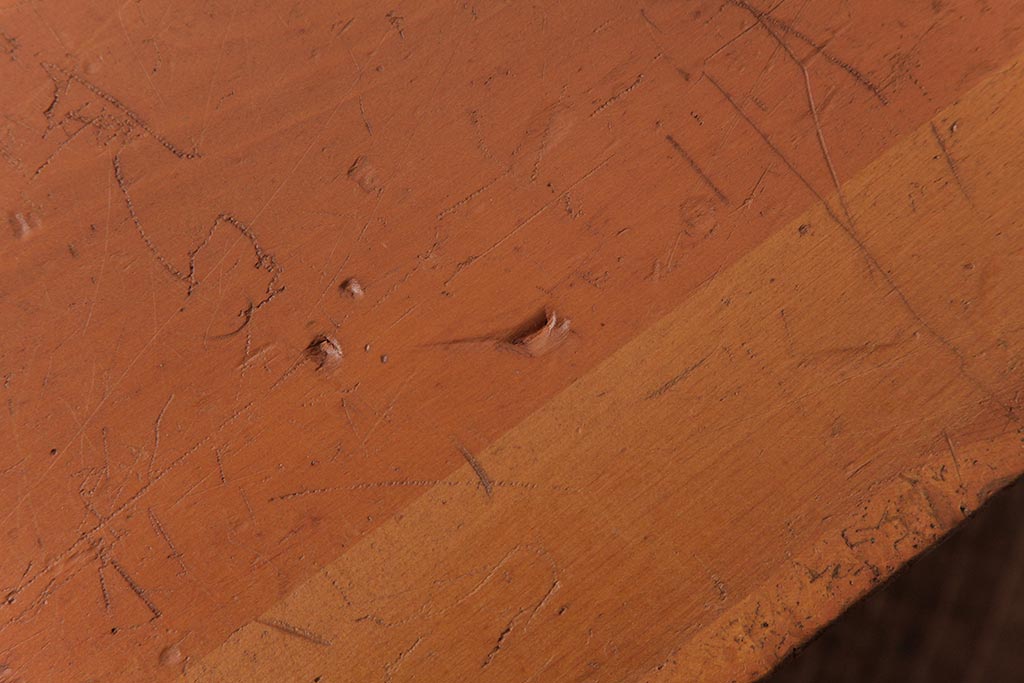 アンティーク雑貨　昭和レトロ　色々使える!大きな積み木【立方体・大】(スツール、飾り台、花台、ディスプレイ雑貨)