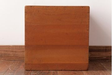 アンティーク雑貨　昭和レトロ　色々使える!大きな積み木【立方体・大】(スツール、飾り台、花台、ディスプレイ雑貨)(3)