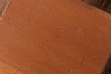 アンティーク雑貨　昭和レトロ　色々使える!大きな積み木【立方体・大】(スツール、飾り台、花台、ディスプレイ雑貨)(3)