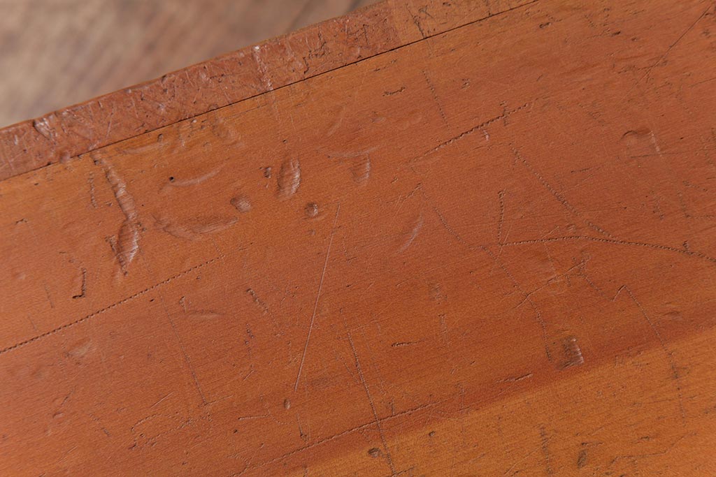 アンティーク雑貨　昭和レトロ　色々使える!大きな積み木【立方体・大】(スツール、飾り台、花台、ディスプレイ雑貨)(3)