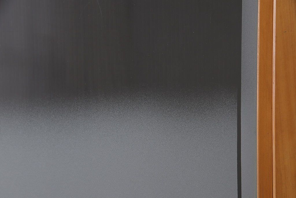 和製アンティーク　ぼかしガラスが味わい深いレトロな引き戸(ガラス戸、建具)