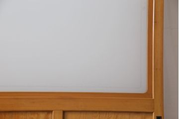 和製アンティーク　ぼかしガラスが味わい深いレトロな引き戸(ガラス戸、建具)