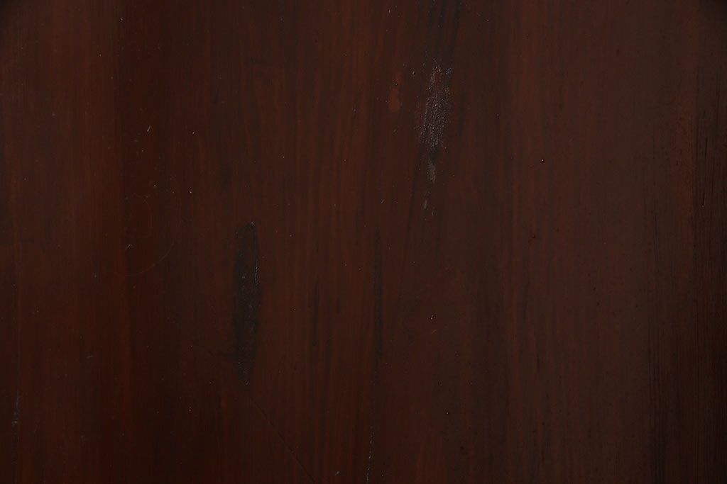 和製アンティーク　ヒノキ材　漆塗り　大振りで存在感のある帯戸(板戸、引き戸、建具)2枚セット(1)