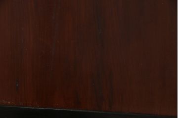 和製アンティーク　ヒノキ材　漆塗り　大振りで存在感のある帯戸(板戸、引き戸、建具)2枚セット(1)