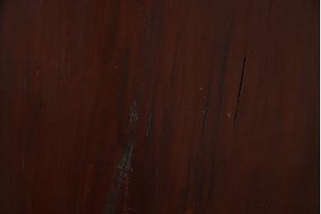 和製アンティーク　ヒノキ材　漆塗り　大振りで存在感のある帯戸(板戸、引き戸、建具)2枚セット(1)